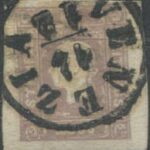 LV n°G9 lilla grigio. Annullo C1 di Venezia. Siglato da Emilio Diena. Grandi margini.