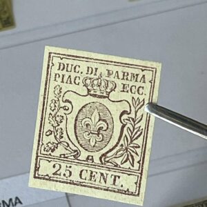 Parma 20c bruno lilla sassone n. 10