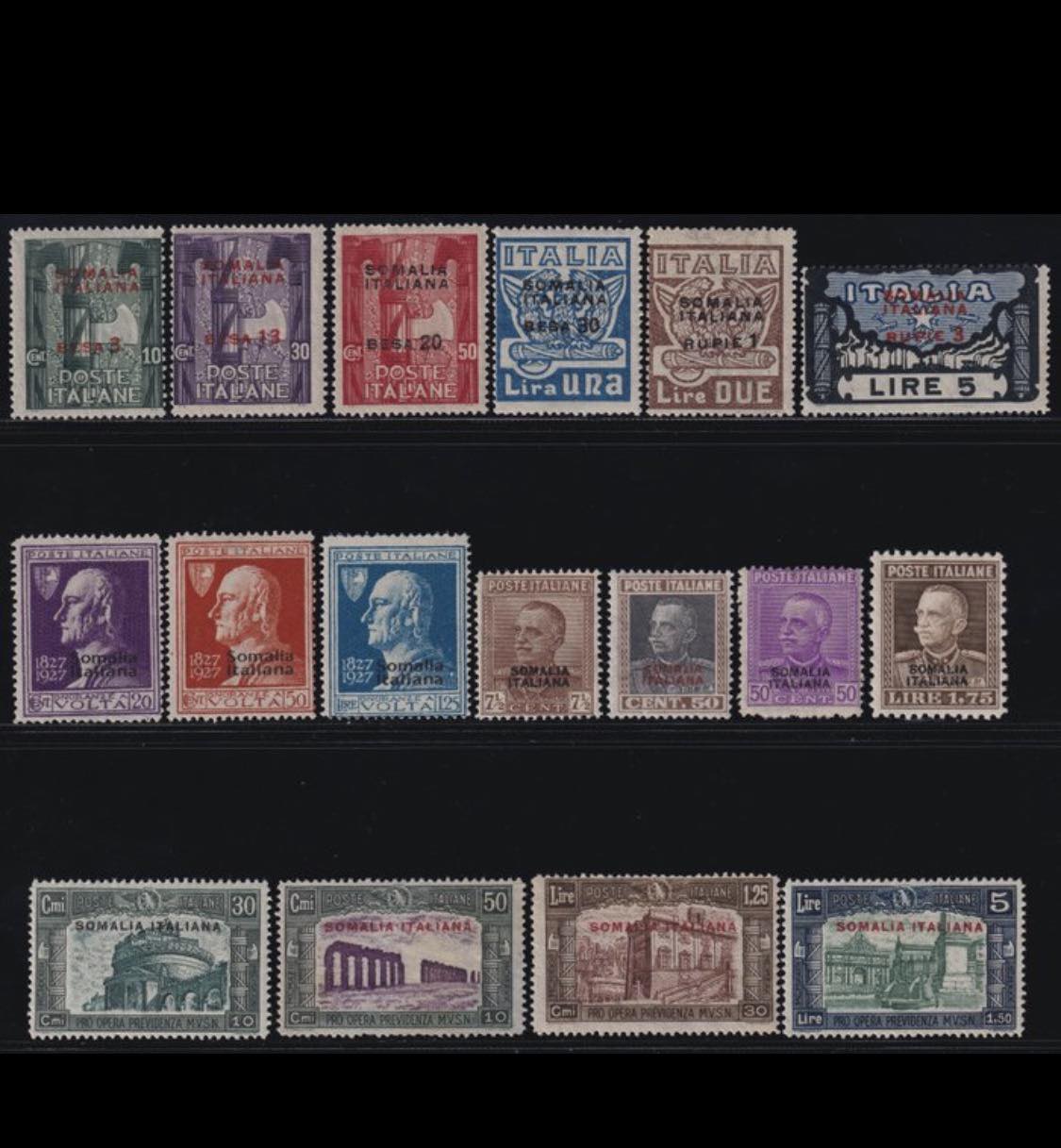 Somalia italiana 1923/30 marcia su roma