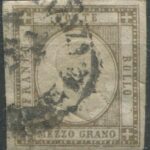 Province Napoletane sassone N°18c Bruno grigiastro