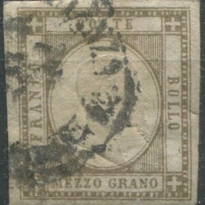 Province Napoletane sassone N°18c Bruno grigiastro