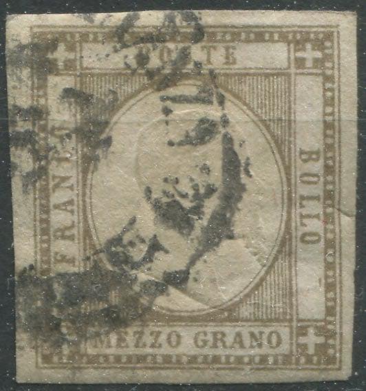 Province Napoletane sassone N°18c Bruno grigiastro