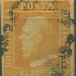 Sicilia sassone N°1a arancio I tavola